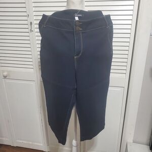 D. Jeans Capri Dark Jeans (Size 16W)